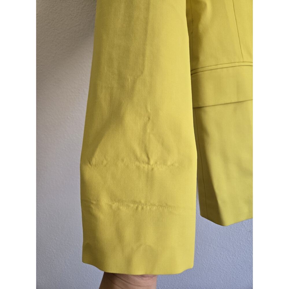 Monse Womens Oversized Wool Blazer Coat Jacket Lemon Yellow Sz 8 Business Event - Picture 13 of 13
